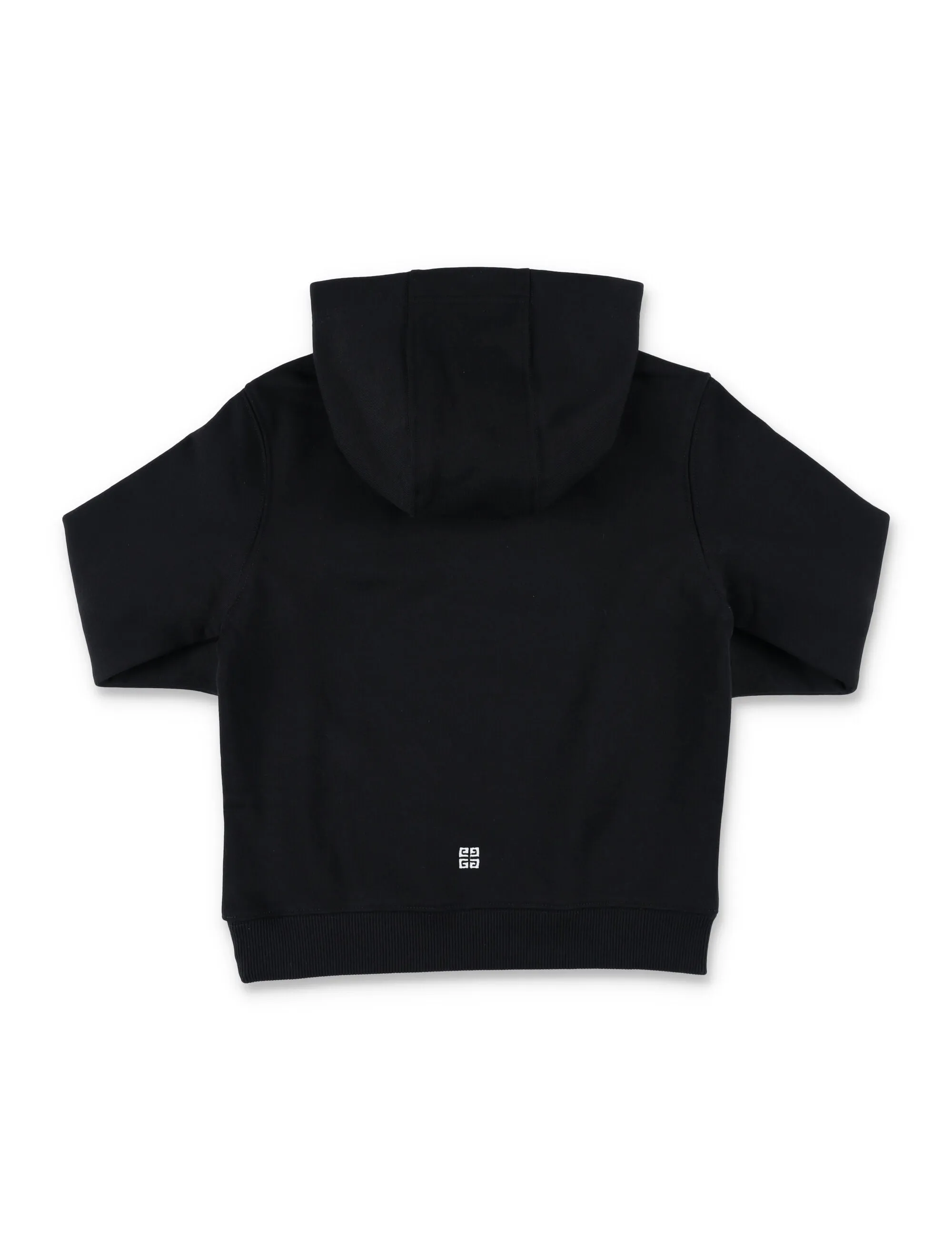 Givenchy Kids Logo Embroidered Zip-Detailed Hoodie