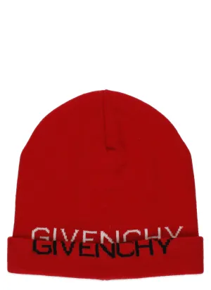 Givenchy Kids Logo Intarsia Beanie