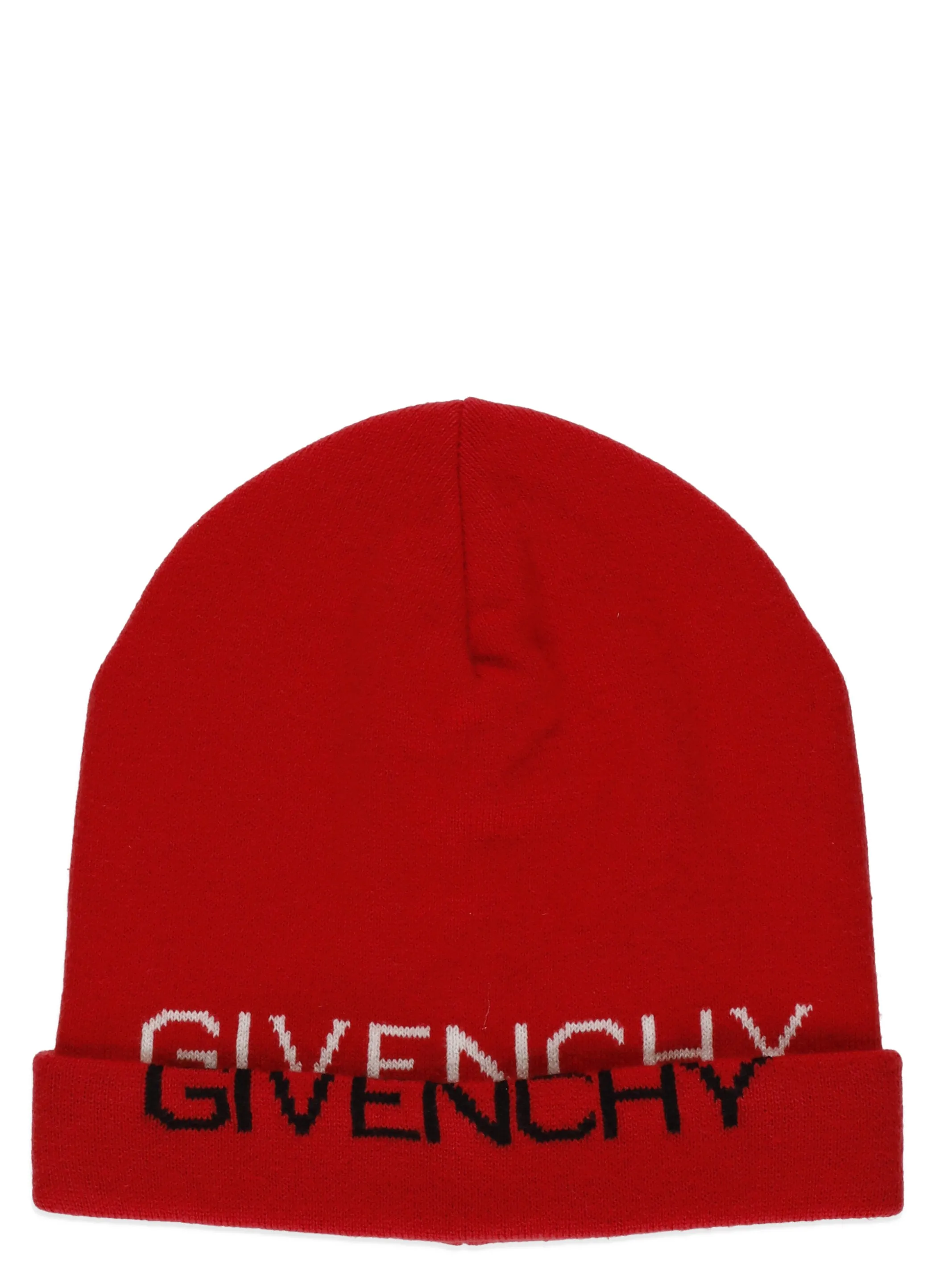 Givenchy Kids Logo Intarsia Beanie