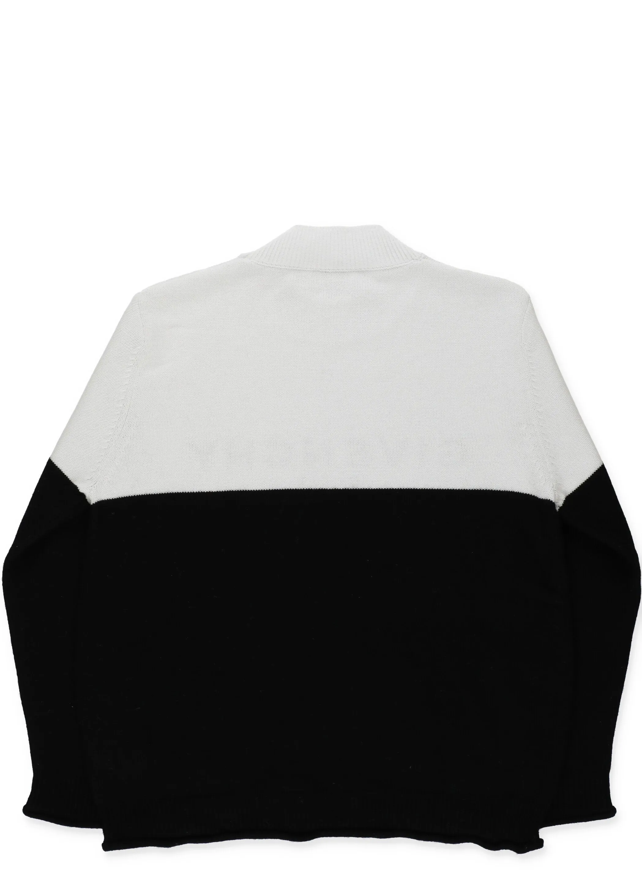 Givenchy Kids Logo Intarsia Two-Tone Jumper