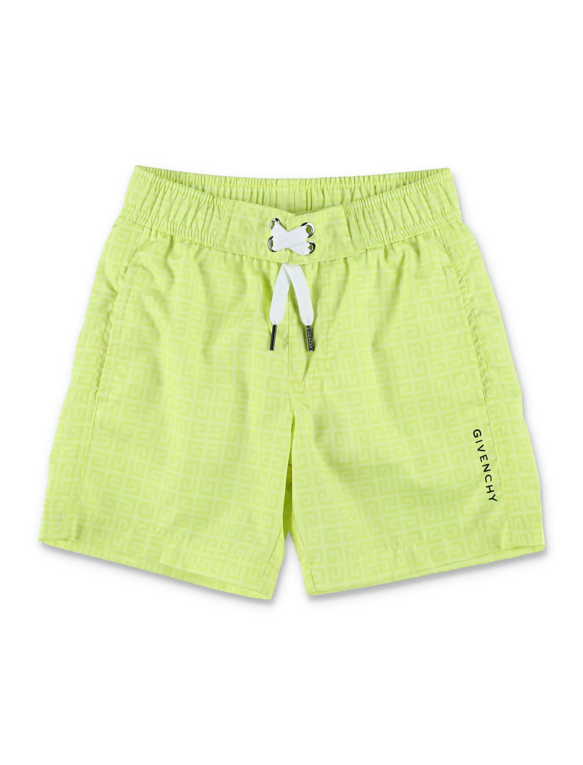 Givenchy Kids Logo Monogram Drawstring Swimshort