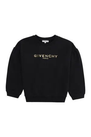 Givenchy Kids Logo Print Crewneck Sweatshirt
