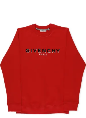 Givenchy Kids Logo Print Crewneck Sweatshirt