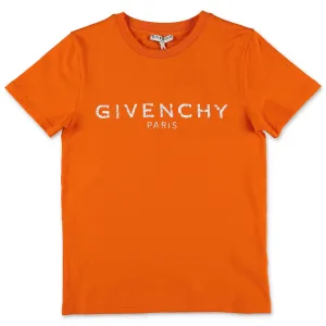 Givenchy Kids Logo Print T-Shirt
