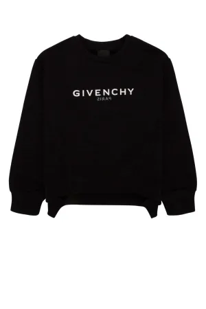 Givenchy Kids Logo Printed Crewneck Sweatshirt