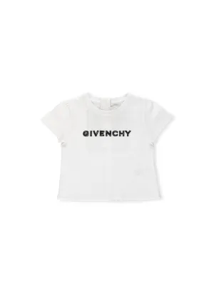 Givenchy Kids Logo Printed Crewneck T-Shirt