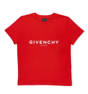 Givenchy Kids Logo Printed Crewneck T-Shirt
