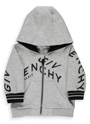 Givenchy Kids Logo Printed Hooded Jacket