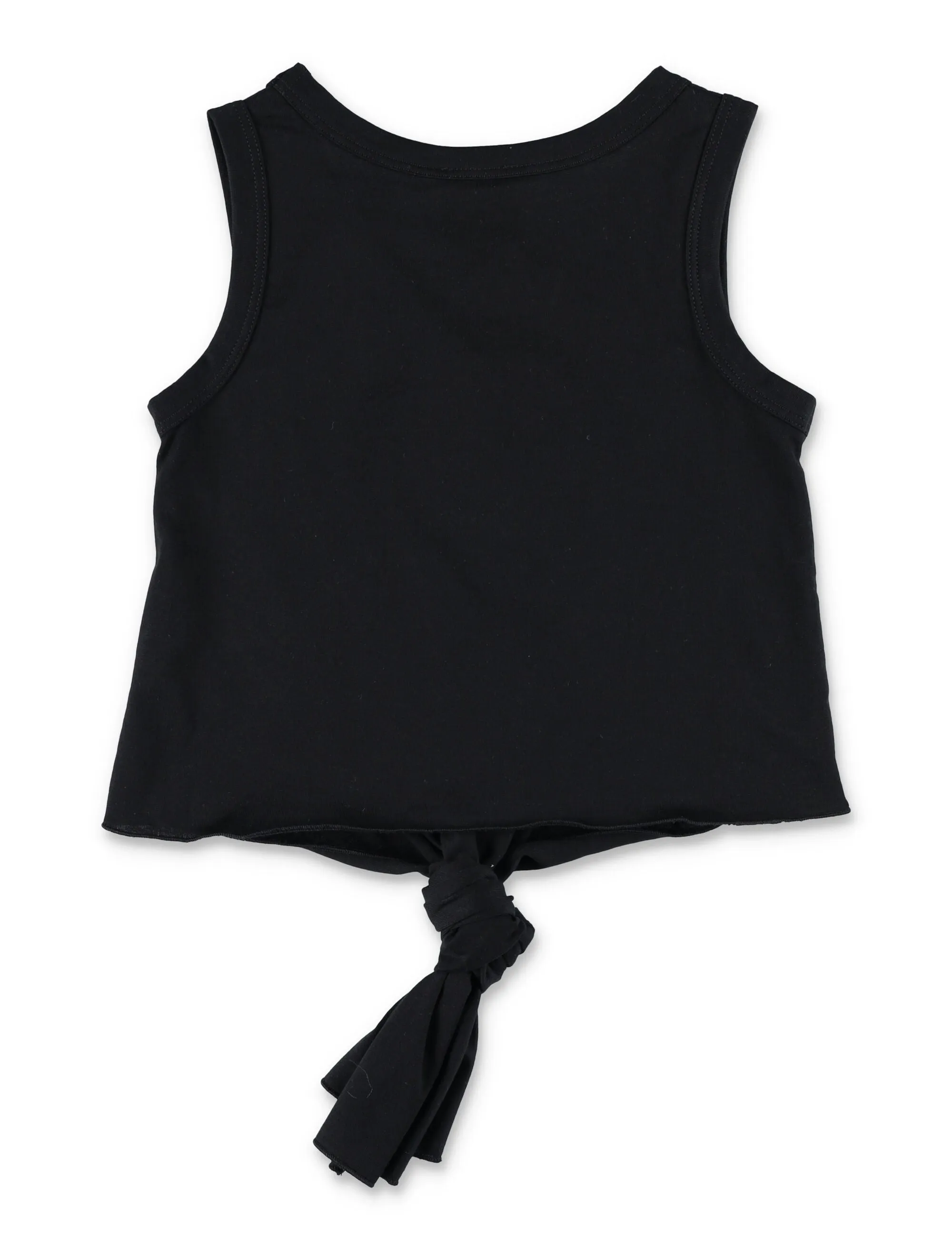 Givenchy Kids Logo Printed Knotted Crewneck Tank Top