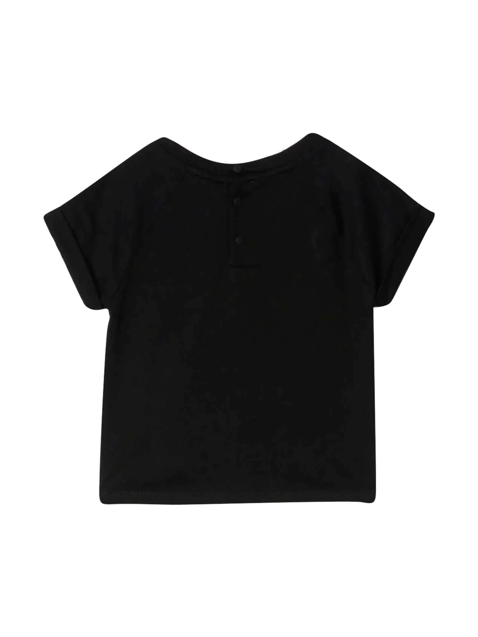 Givenchy Kids Logo Printed Ruffled Crewneck T-Shirt