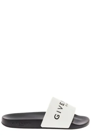 Givenchy Kids Logo Printed Slip-On Slides