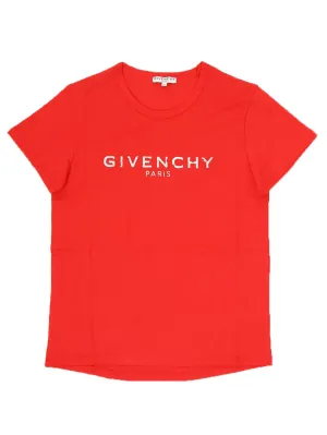 Givenchy Kids Logo Printed T-Shirt