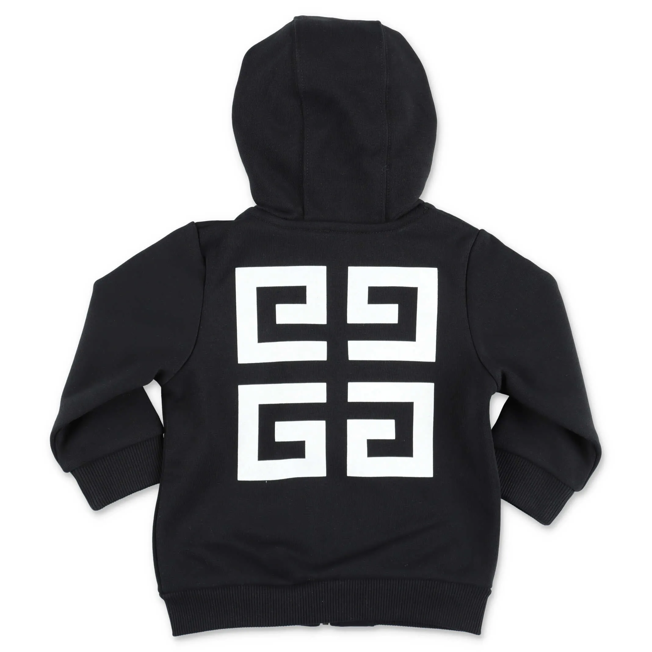 Givenchy Kids Logo Printed Zip-Up Hoodie