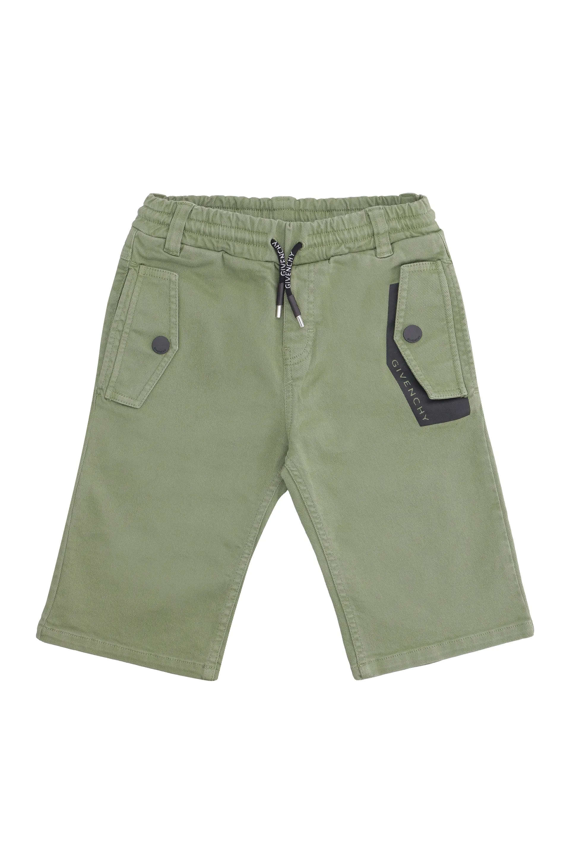 Givenchy Kids Logo Trim Drawstring Shorts