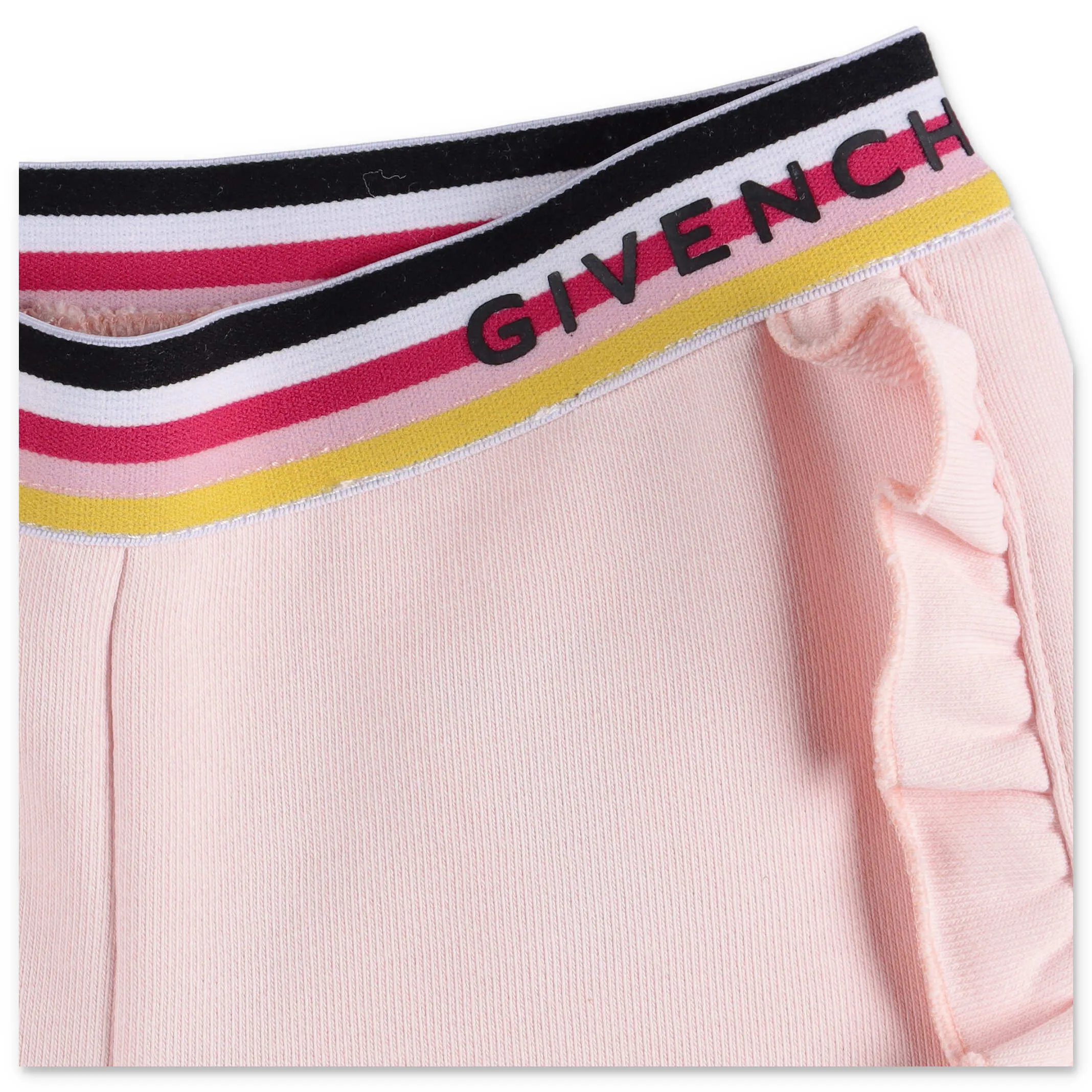 Givenchy Kids Logo Waistband Ruffled Shorts