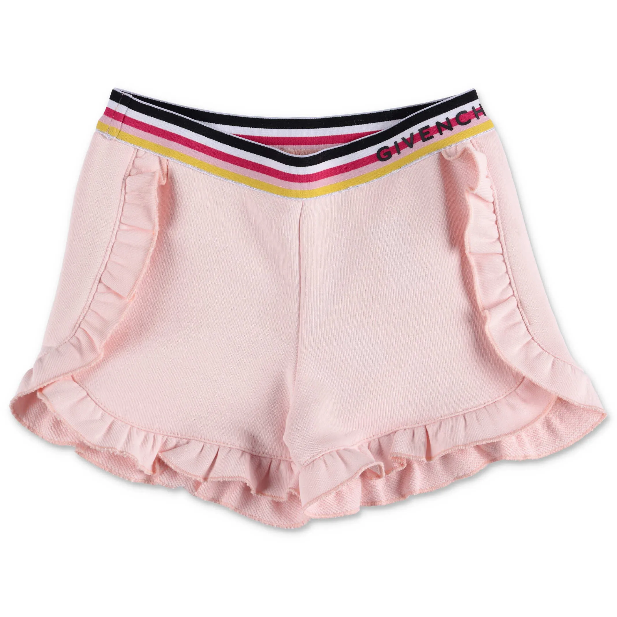 Givenchy Kids Logo Waistband Ruffled Shorts