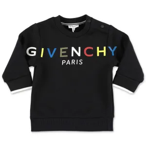 Givenchy Kids Rainbow Logo Print Sweatshirt