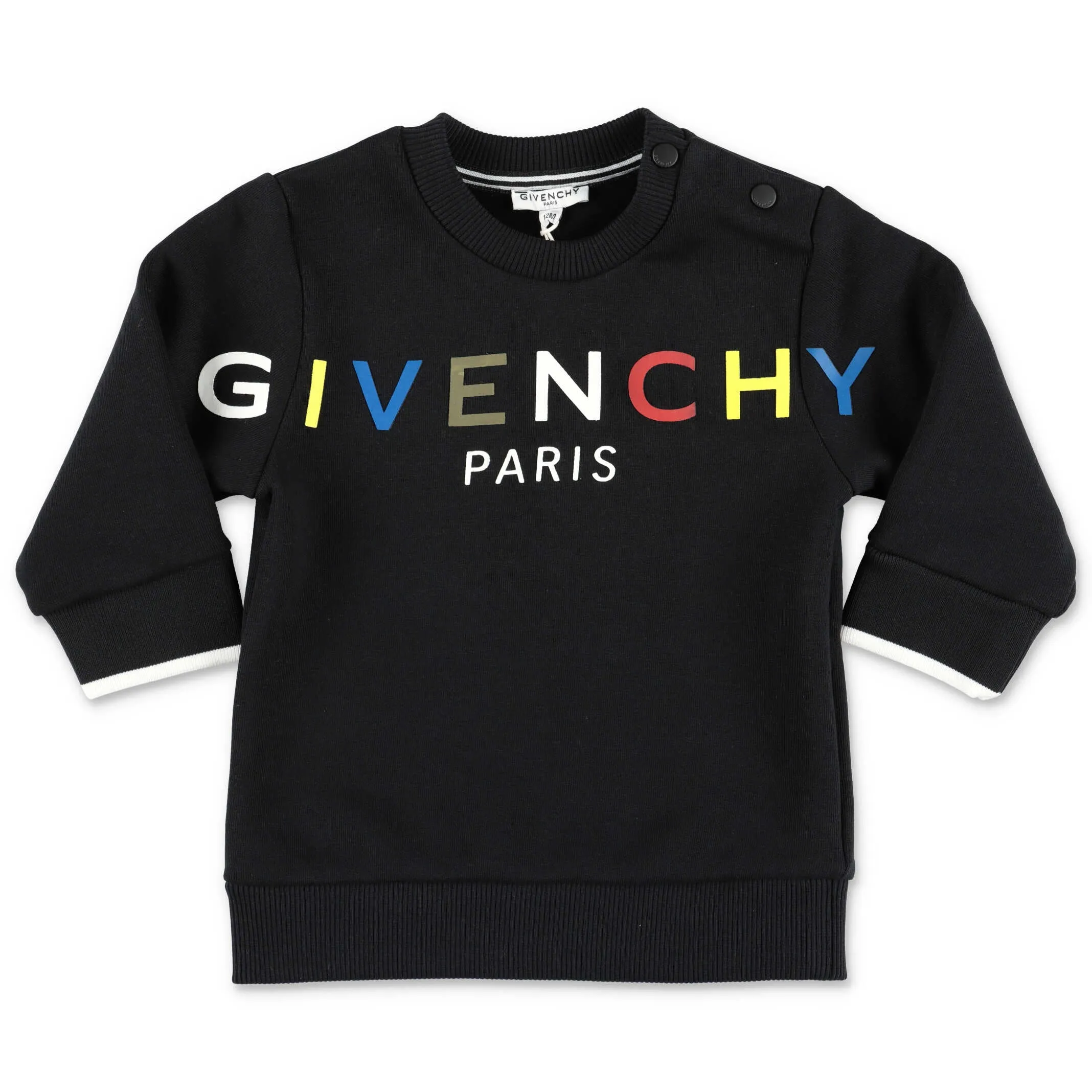 Givenchy Kids Rainbow Logo Print Sweatshirt