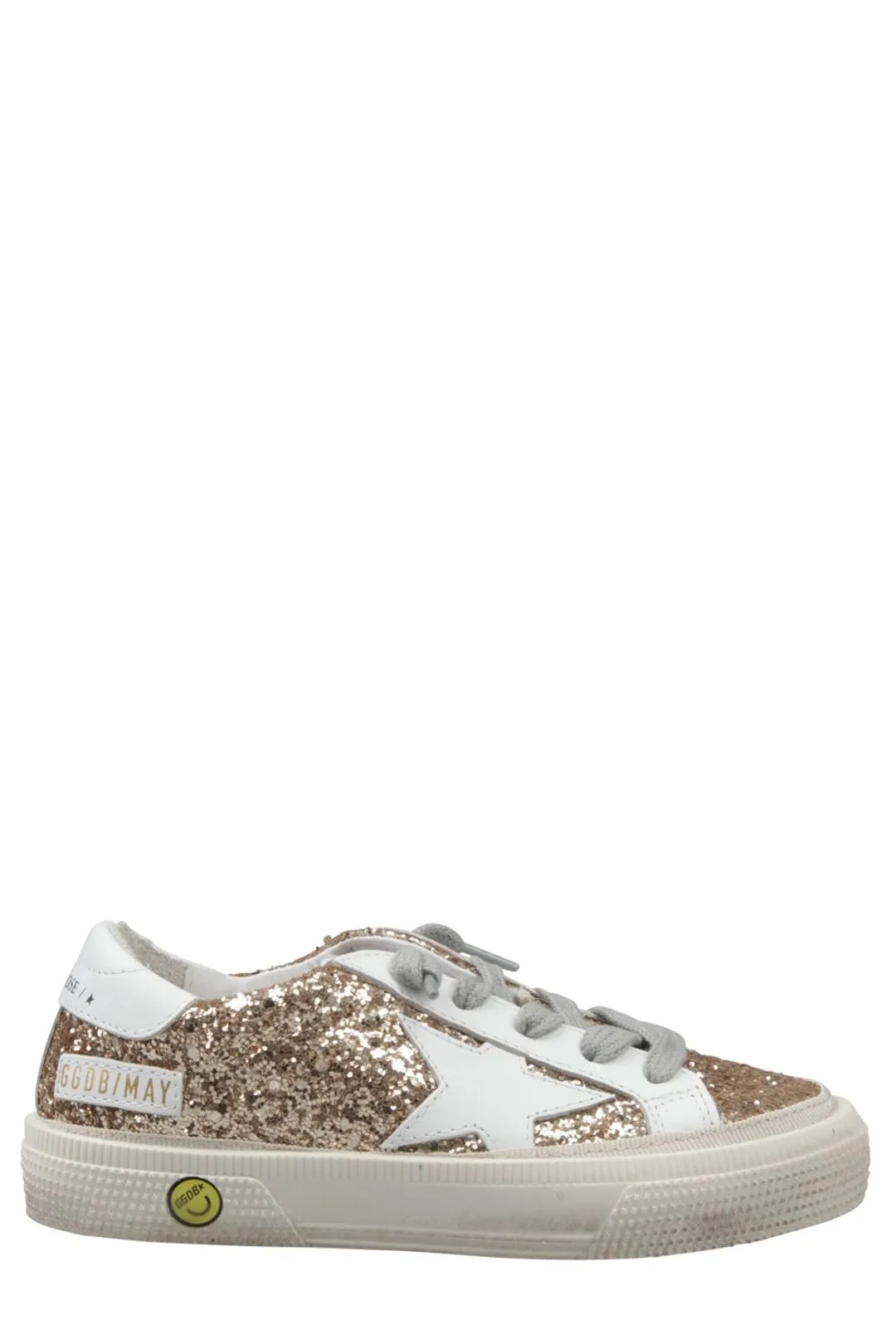 Golden Goose Kids May Glitter Sneakers