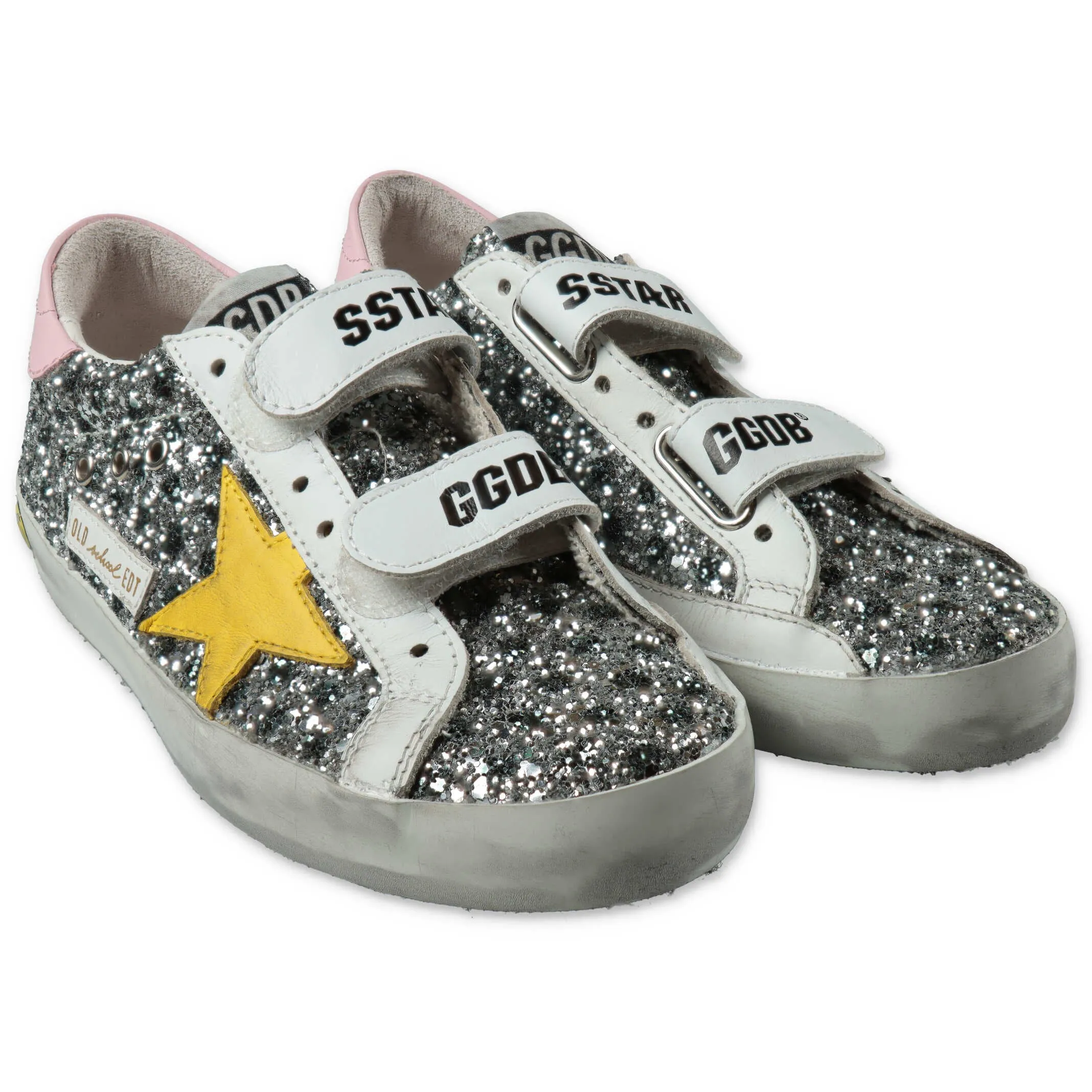 Golden Goose Kids Old School Glitter Sneakers