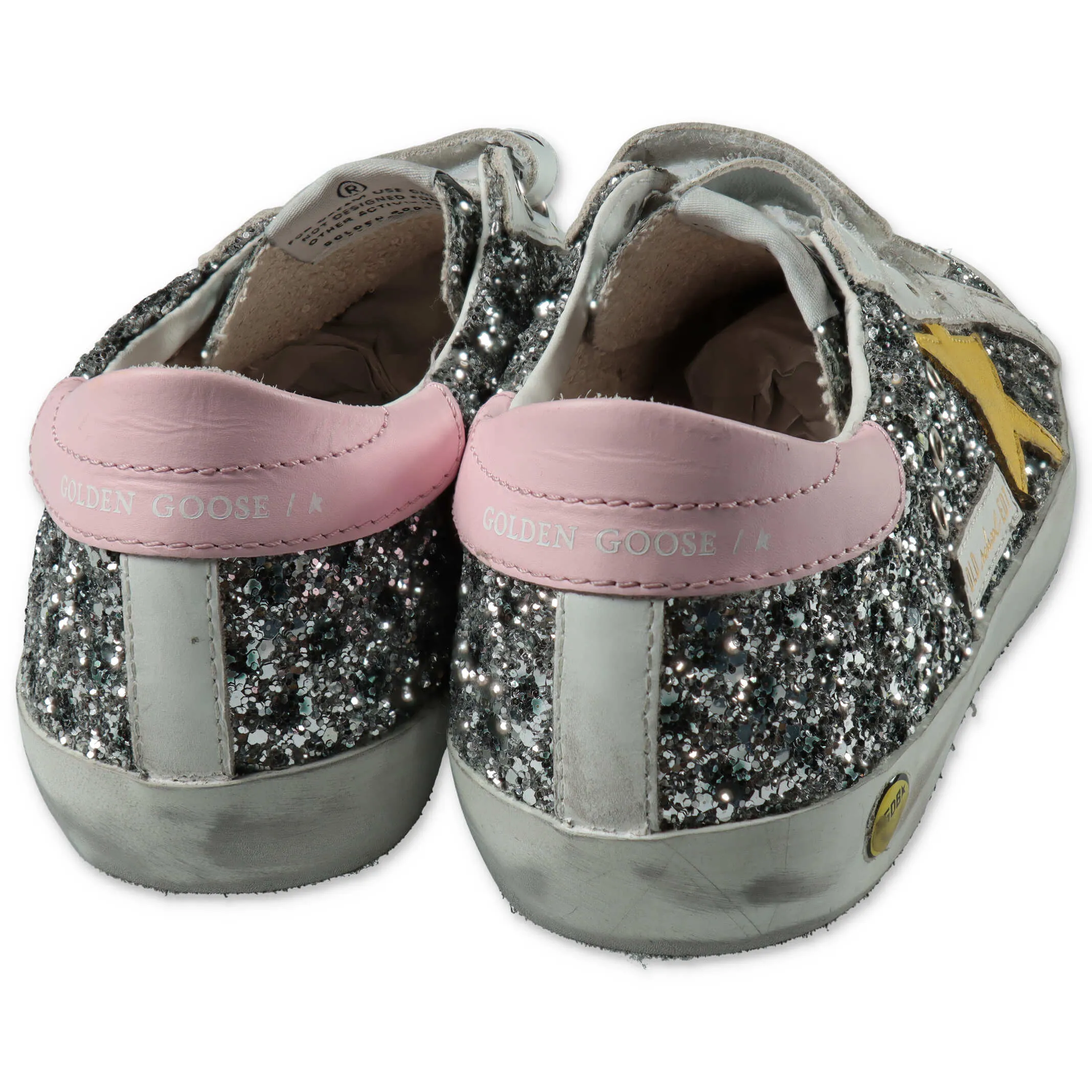 Golden Goose Kids Old School Glitter Sneakers