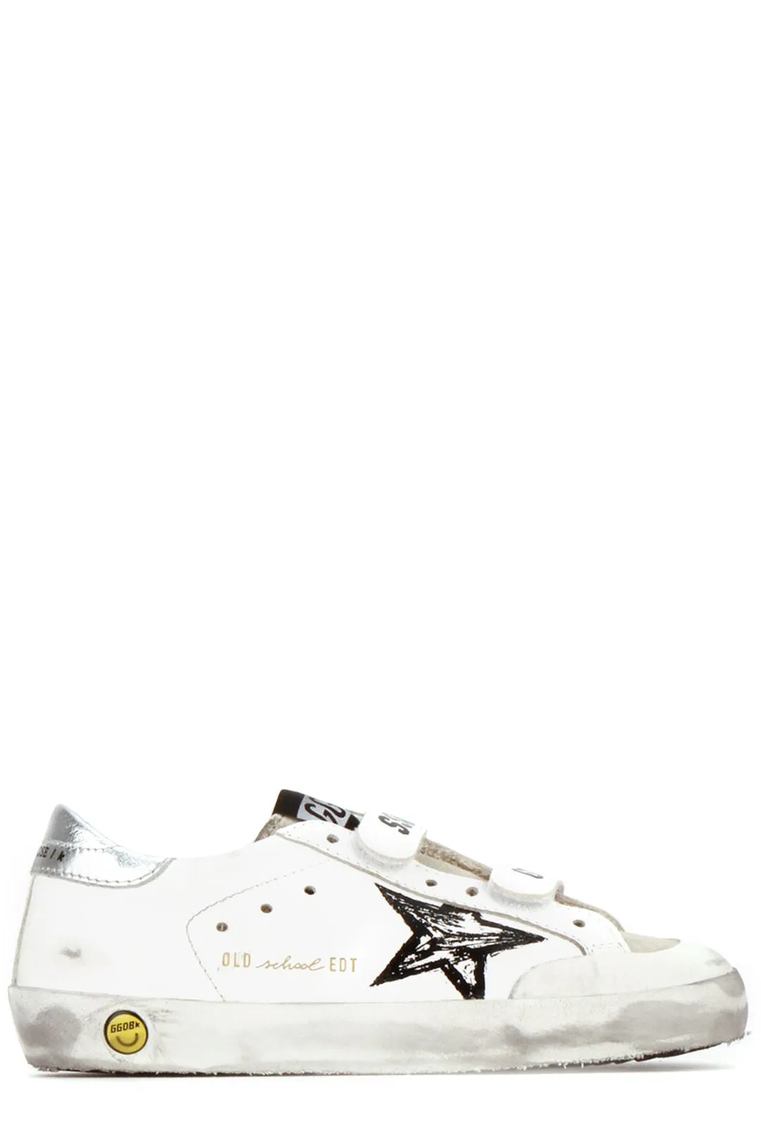 Golden Goose Kids Old School Velcro Strap Sneakers