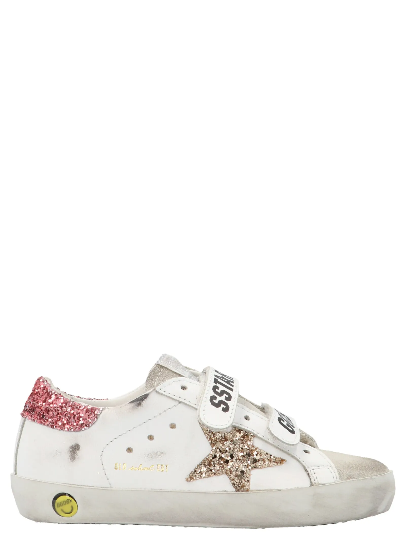 Golden Goose Kids Old School Velcro Strap Sneakers