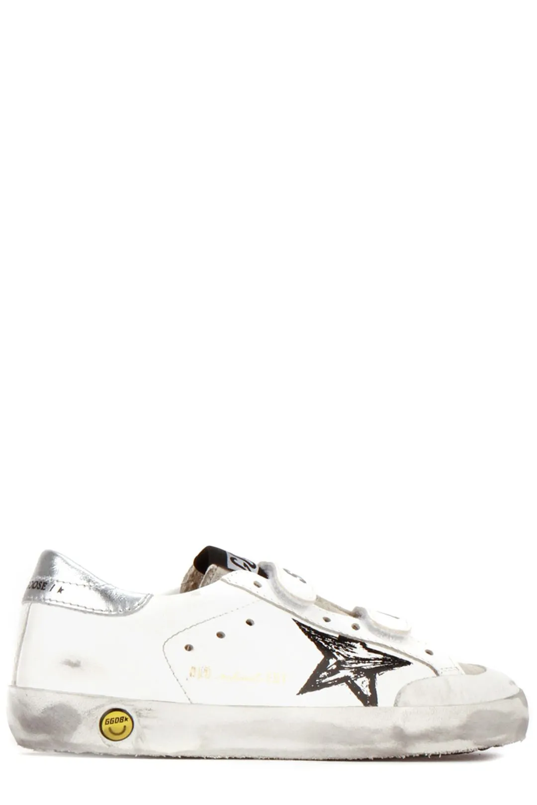 Golden Goose Kids Old School Velcro Strap Sneakers