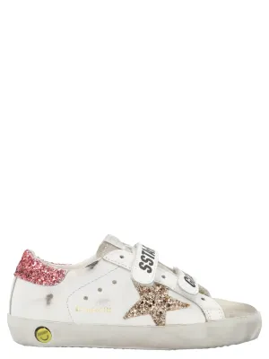 Golden Goose Kids Old School Velcro Strap Sneakers