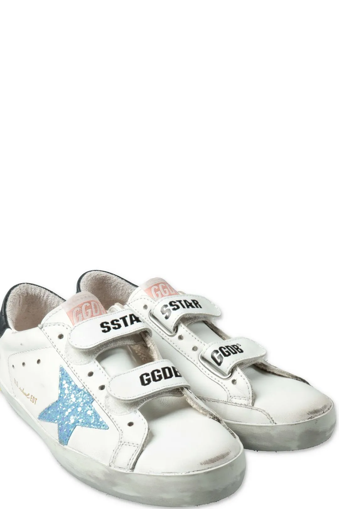 Golden Goose Kids Old School Velcro Strap Sneakers