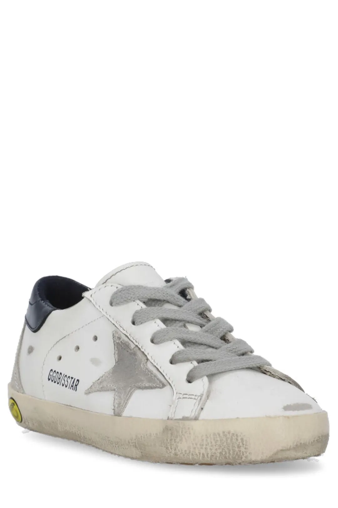 Golden Goose Kids Round Toe Lace-Up Sneakers