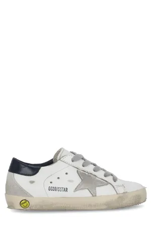 Golden Goose Kids Round Toe Lace-Up Sneakers