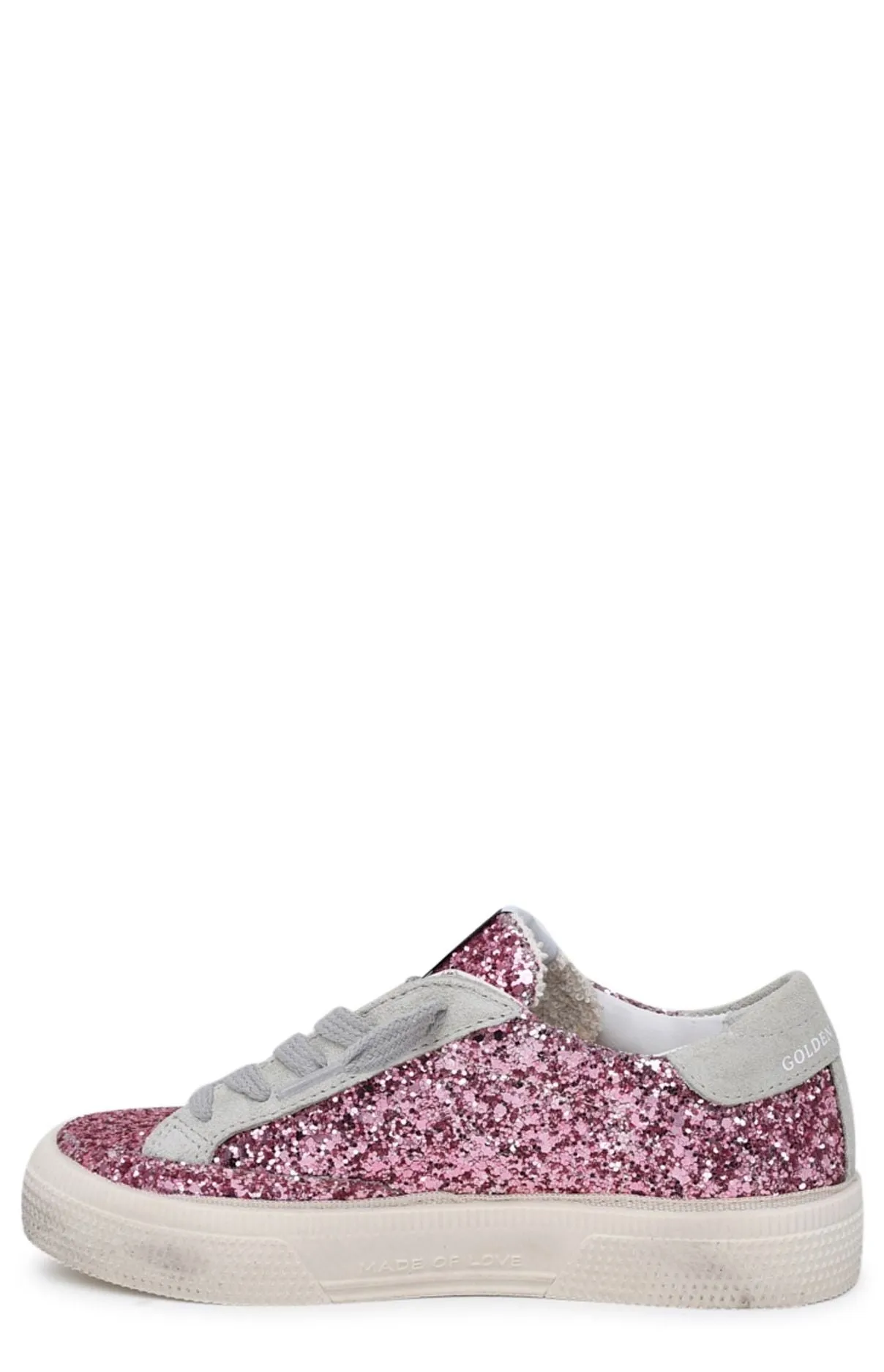 Golden Goose Kids Superstar Glittered Sneakers