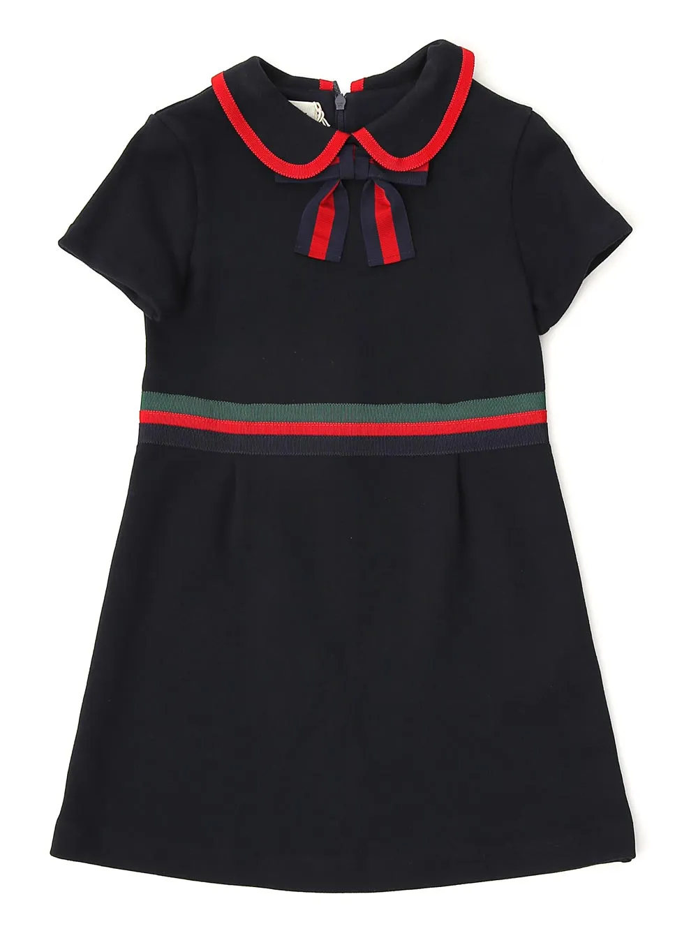 Gucci Kids Bow Detail Short Sleeve Dress