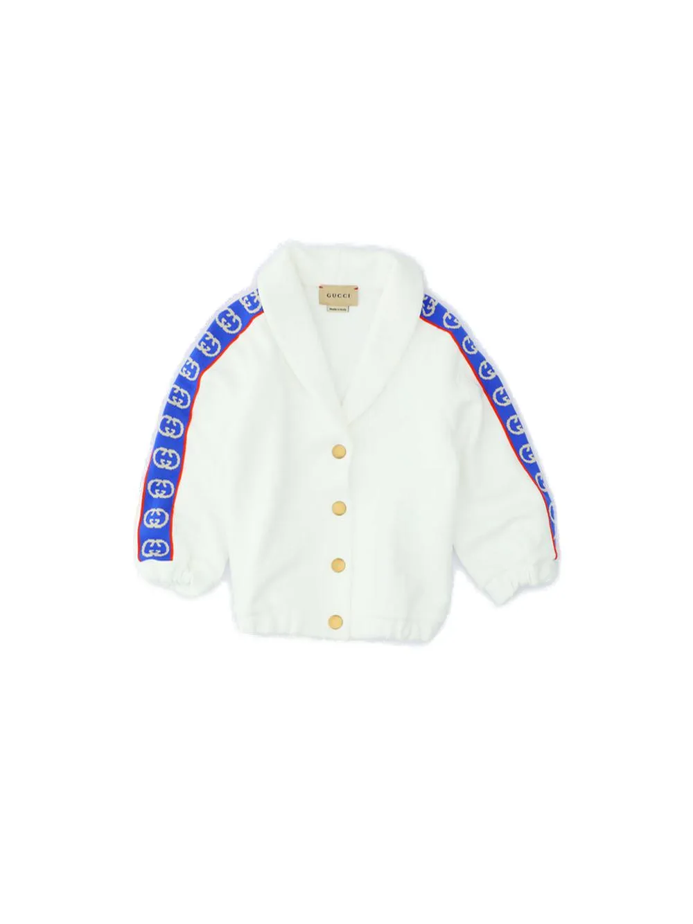 Gucci Kids GG Jacquard Long-Sleeved Cardigan