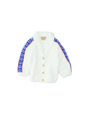 Gucci Kids GG Jacquard Long-Sleeved Cardigan