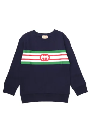Gucci Kids GG Monogram Crewneck Sweatshirt