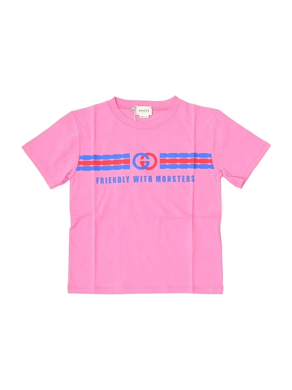 Gucci Kids GG Slogan Printed T-Shirt