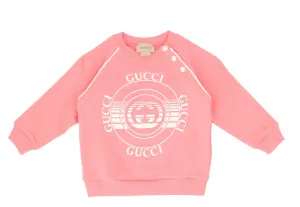 Gucci Kids Logo Disk Print Sweatshirt