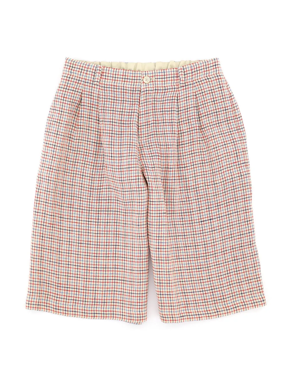 Gucci Kids Logo Embrodiered Checked Shorts