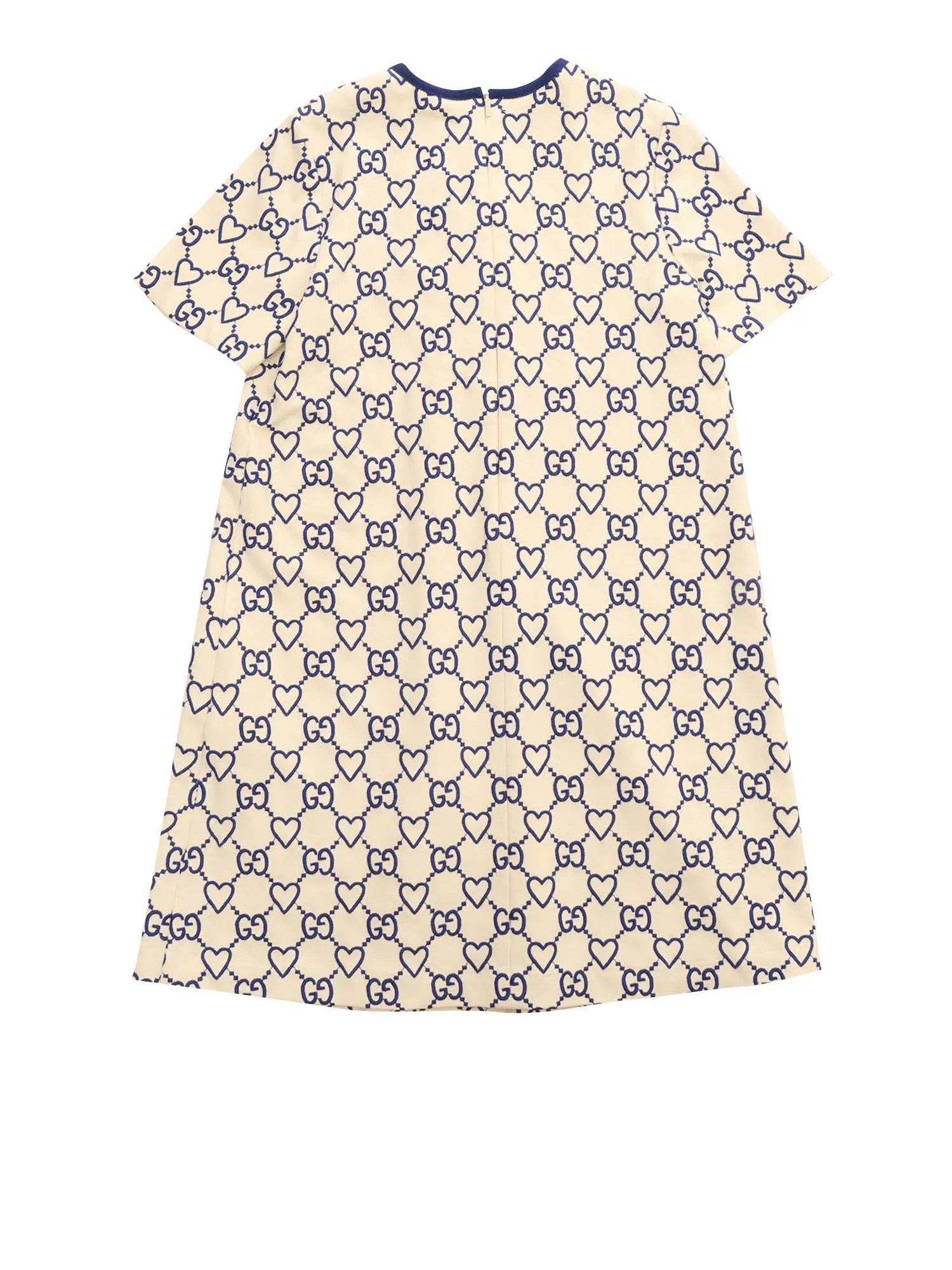 Gucci Kids Logo Embroidered Crewneck Dress