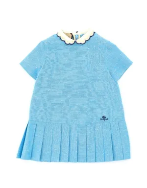 Gucci Kids Logo Embroidered Dress