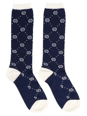 Gucci Kids Logo Intarsia Socks