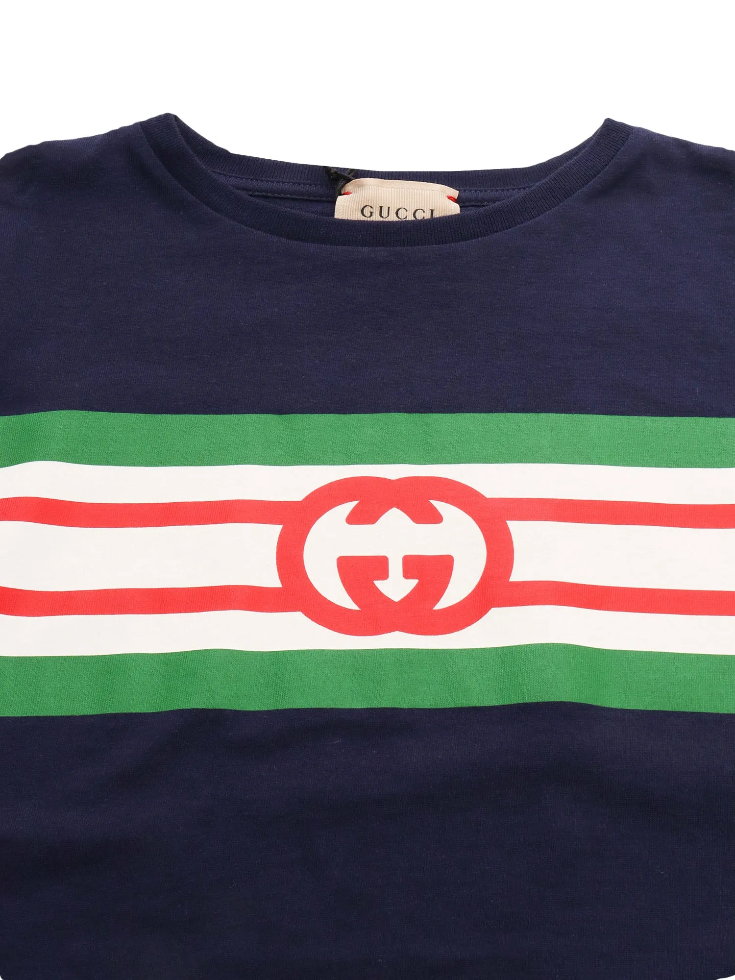 Gucci Kids Logo Printed Crewneck T-Shirt