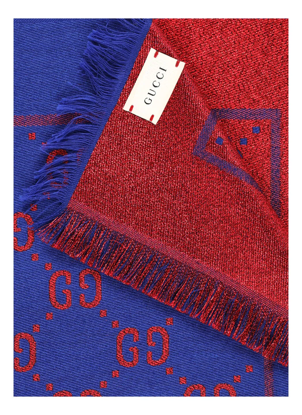 Gucci Kids Monogram Fringed Edge Scarf