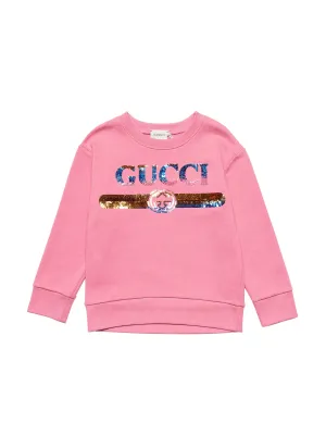 Gucci Kids Original Sequins Sweatshirt