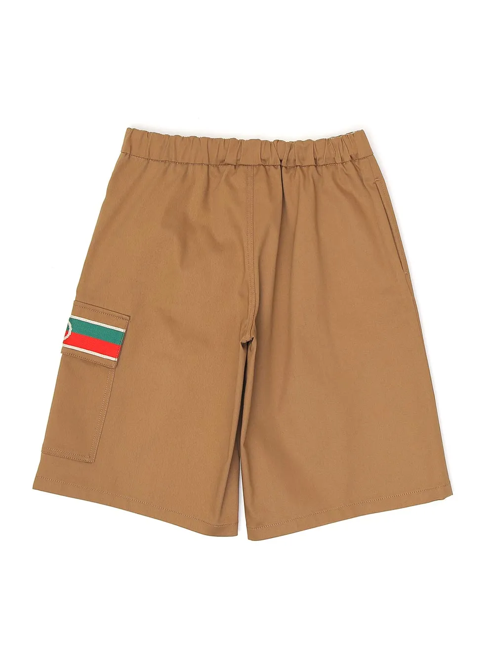 Gucci Kids Web Stripe Bermuda Shorts