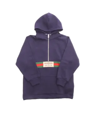 Gucci Kids Zip Detailed Long-Sleeved Hoodie