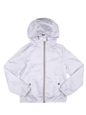 Herno Kids Logo Print Hooded Jacket