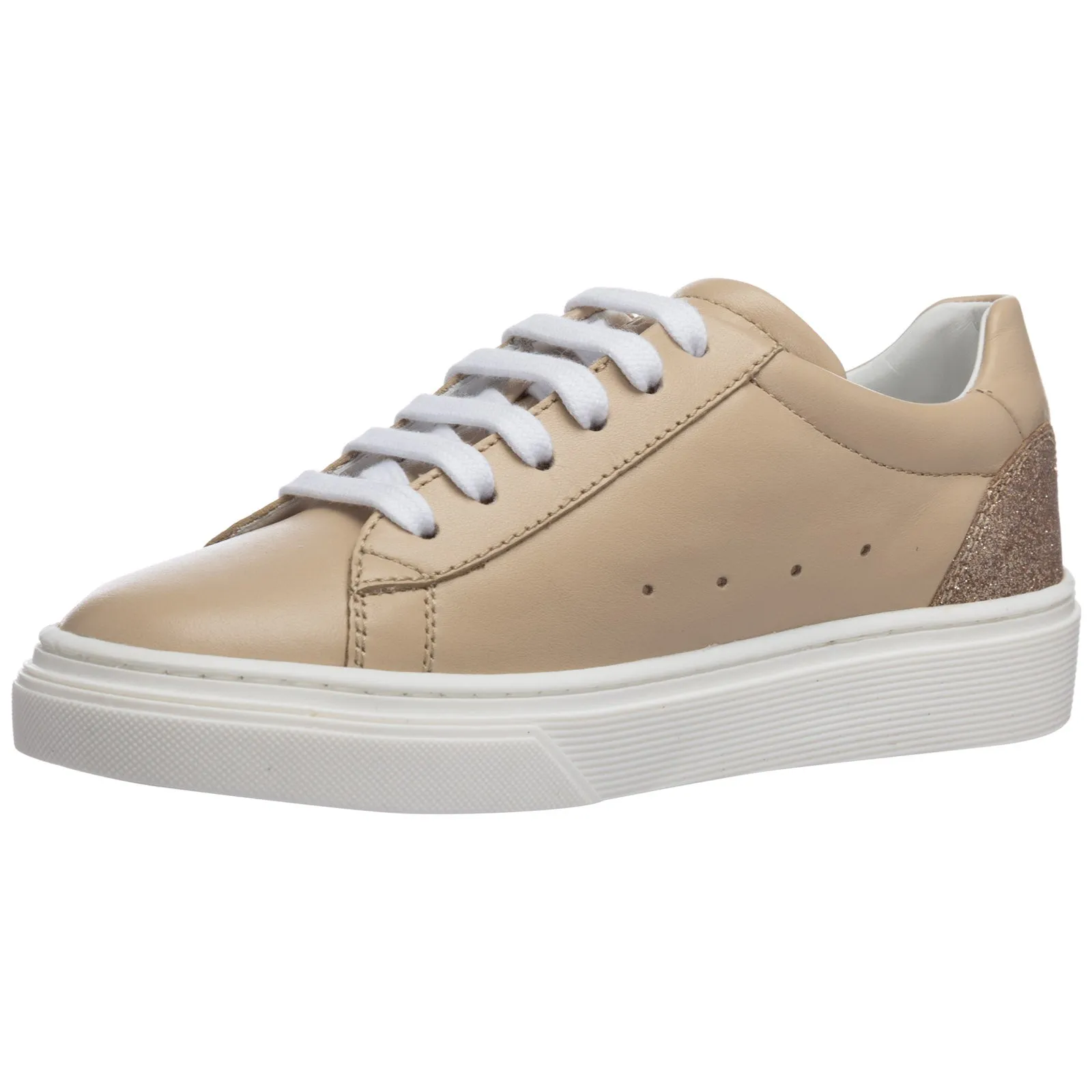 Hogan Kids Glitter Logo Detail Sneakers